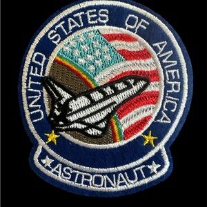 Iron on patch USA Astronaut Embroidered Patch-a2